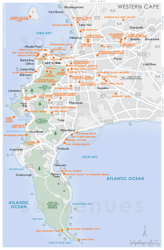 Cape Town Map