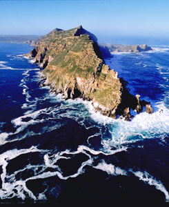 Aerial view of Cape Point